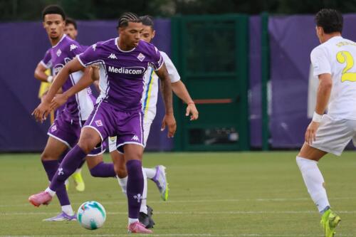 FIORENTINA - CARRARESE AMICHEVOLE 25-07-2025 NDOUR GALASSI SILVANO/SILPRESS